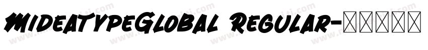 MideaTypeGlobal Regular字体转换